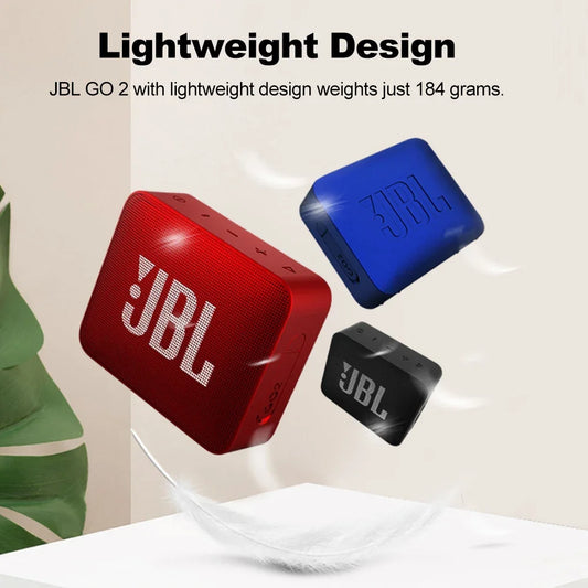 Original JBL GO 2 Wireless Bluetooth-compatible Speaker Mini IPX7 Waterproof